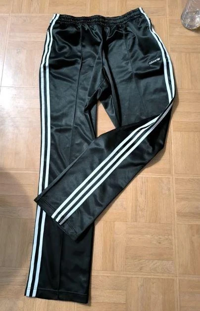 Adidas Originals Black Jogging Bottoms – Size L – Very Good Condition – photo 4